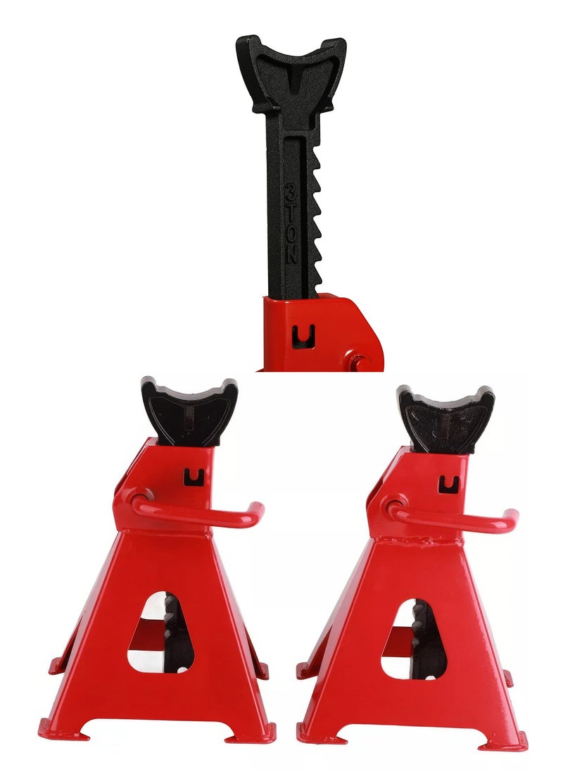 RENOVO 2 Piece Pair 3 Ton Heavy Duty Adjustable Jack Stand  - Image 5