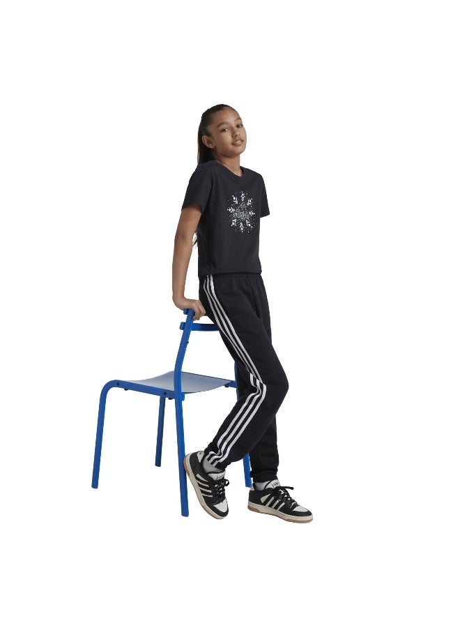 Adidas Xpress Glam Black Training T-Shirts 7-8Y - Image 5