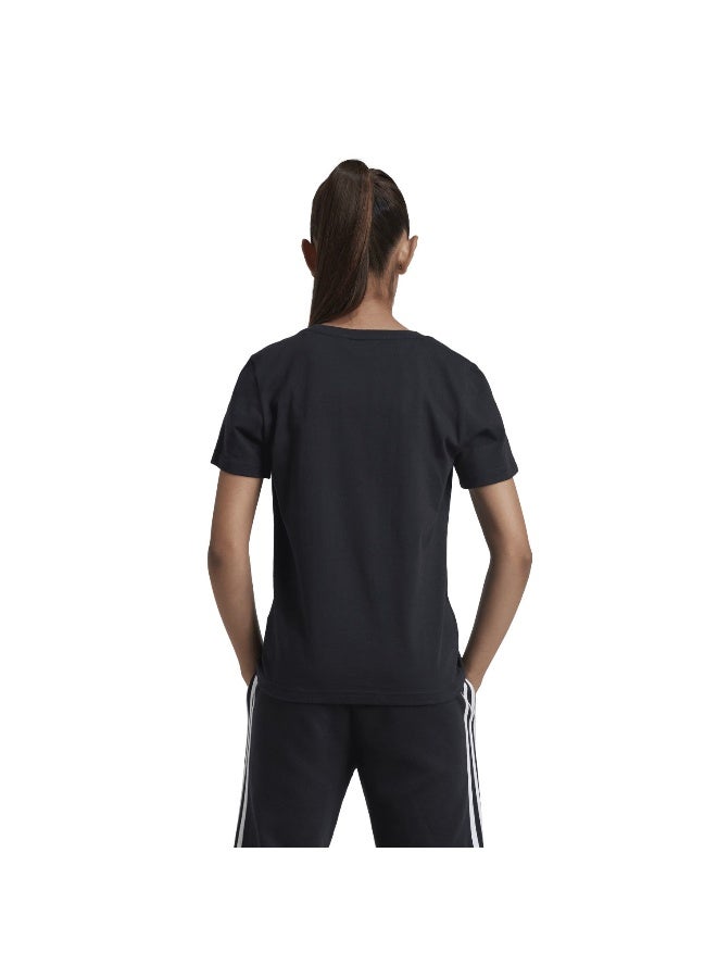 Adidas Xpress Glam Black Training T-Shirts 7-8Y - Image 4