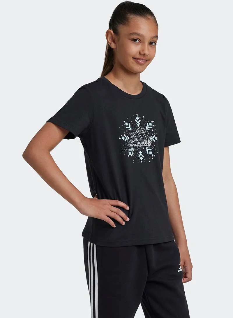 adidas تيشيرت تدريب إكسبريس جلام أسود للأعمار - سنوات