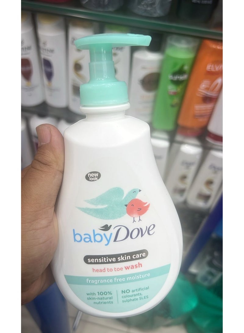 Baby Dove Rich Moisture Head to Toe Wash Sensitive Skin 400 ml