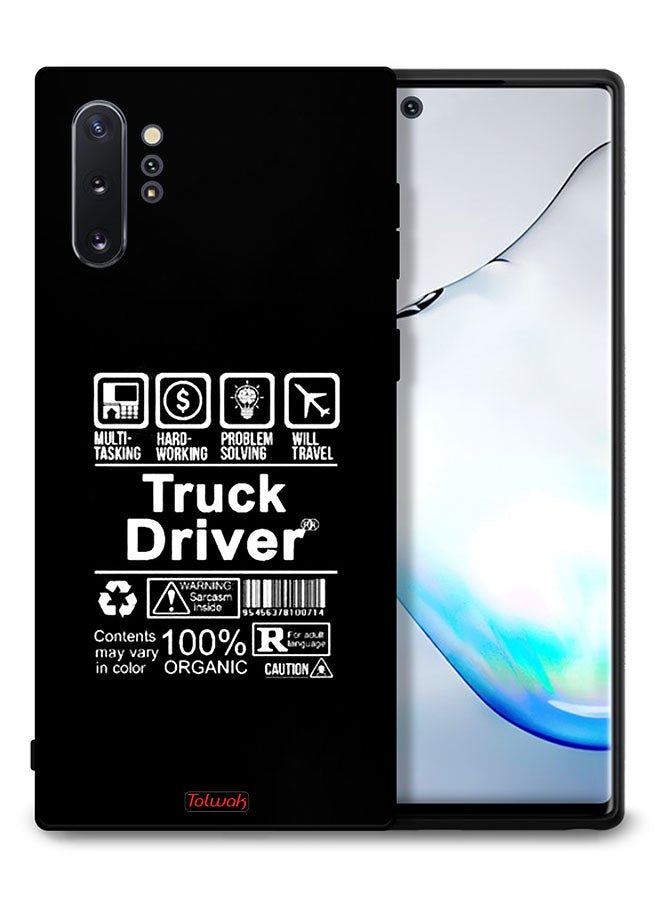 Tolwak Samsung Galaxy Note 10 Plus Protective Case Cover Truck Driver Sticker - Image 1