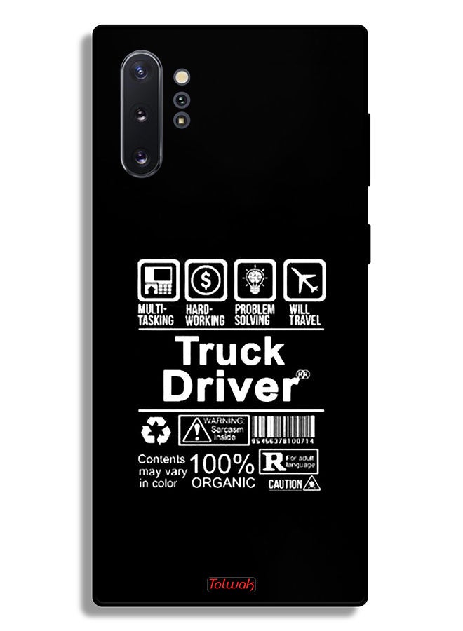 Tolwak Samsung Galaxy Note 10 Plus Protective Case Cover Truck Driver Sticker - Image 2