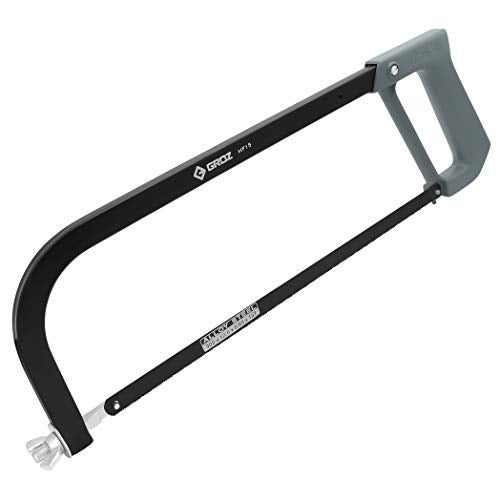 GROZ HF/15/BS Hacksaw Aluminium Die Cast Handle With Tubular Frame - Image 3