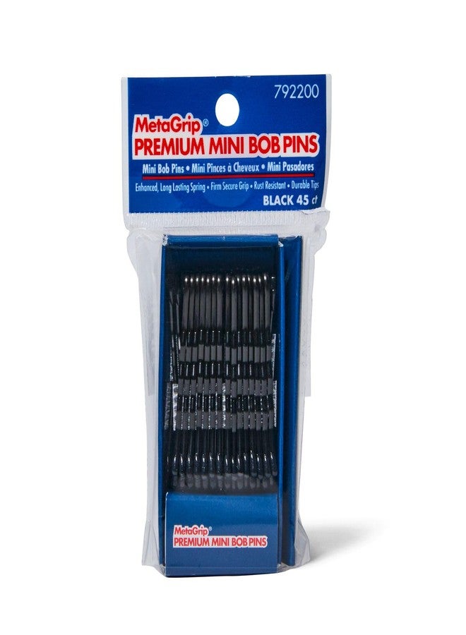 MetaGrip Black Mini Premium Bob Pins - Image 1