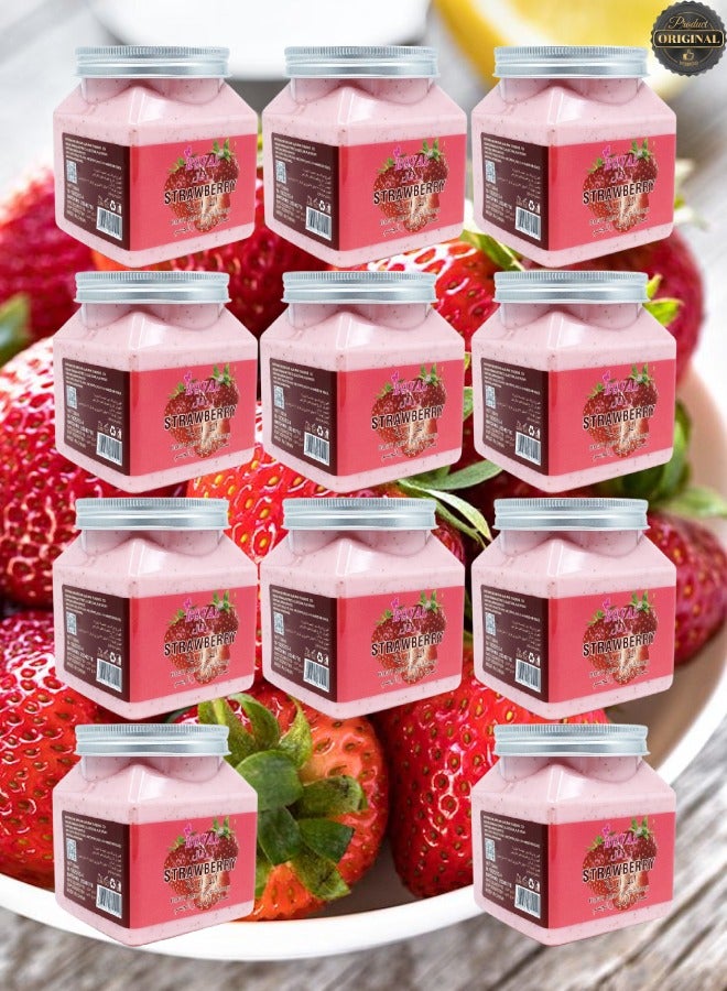 ROVAL 11 Pieces Strawberry Body And Face Scrub  - Image 1