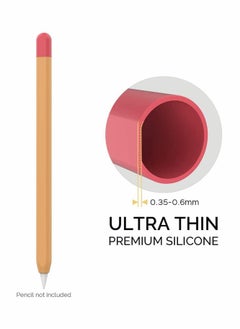 Generic Apple Pencil 2 Case Cover | Shockproof Silicone Sleeve Protector with Anti-Slip Grip | Compatible with iPad Pro | Protective Holder for Stylus Pen  - Image 2