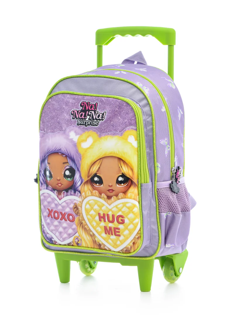 NANANA School Bag - Trolley Bag with Lunch Bag & Pencil Case