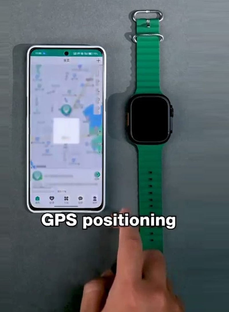 Modio 4G Ultra Max 2.2 Inch HD Display Smart Watch for Men's and Women's Black - Image 5