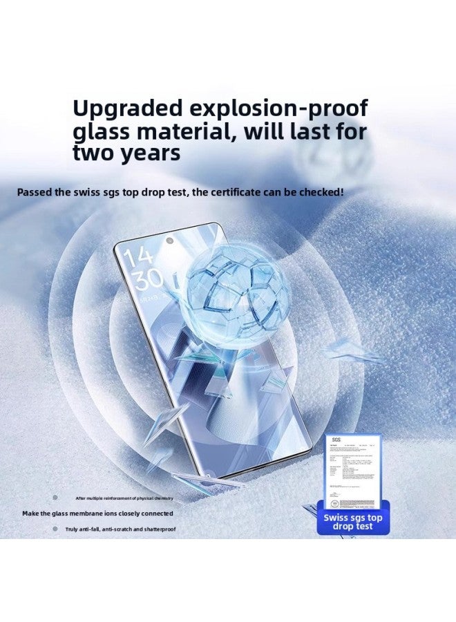 For Opporeno12 Tempered Film 11 Reno9pro10/13 Mobile Phone Film Oppofindx8/x6/x5-Color:Second-stick Dust-free Warehouse [ultra-clear 2-piece Pack]Upgraded 50 Times Explosion-proofFingerprint Unlocks In SecondsThe Success Rate Of Applying The Film Is 99%]-Size:OPPO Find X8 Pro