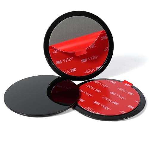 ILKCC Dashboard Pad Mounting Disk for Suction Cup Phone Mount, 3Pcs 3.15" Ultra Sticky Heat-resistant Replacement Disc for Car Dashboard, Vacuum Suction Phone Holder, Dash Mount, GPS Holder Suction Mount - Image 1