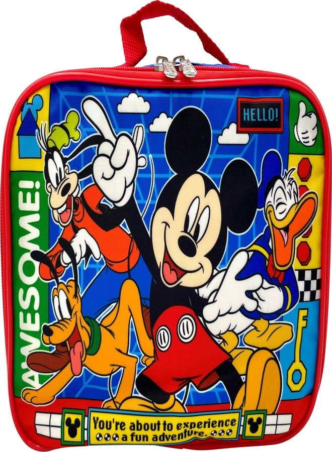 Ruz Disney/Marvel Licensed Kids Insulated Lunch Box (Mickey-Blue) - Image 1