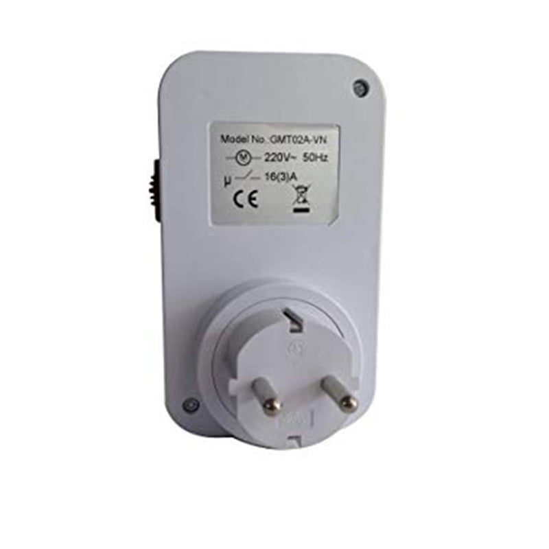 Quick Sense 24-Hour Plug-in Mechanical Timer Switch | Automatic On/Off Switch Timer for Lights, Water Motor, Small Appliances | Energy-Saving Auto Switch with Customizable 30-Minute Intervals ? White - Image 4