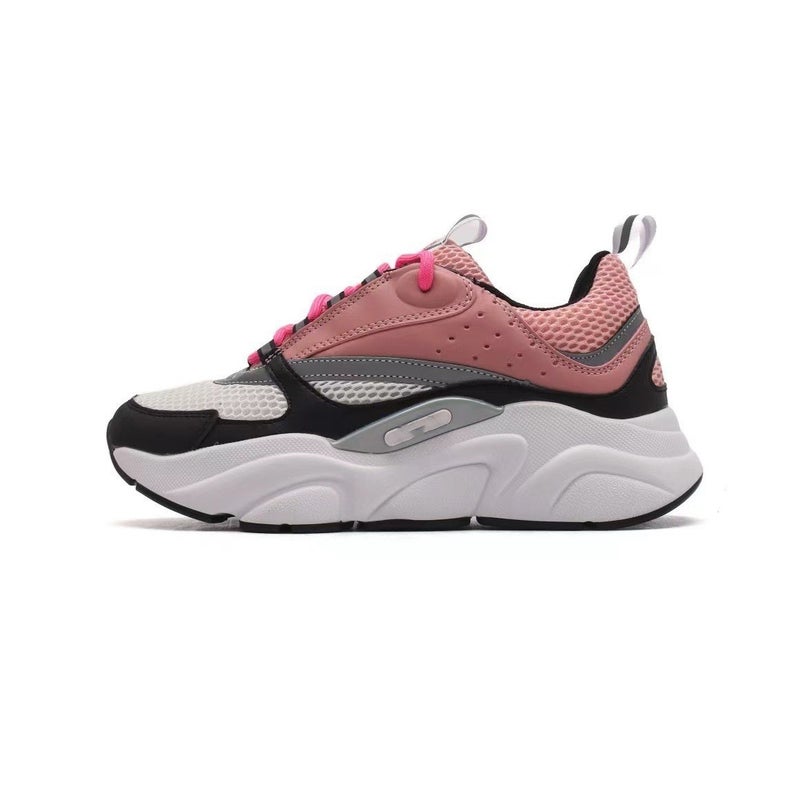 Putian Shoes B2299 Casual Sneakers Versatile Genuine Leather Retro Flat Shoes Outdoor Breathable Mesh Dad Shoes - Image 4
