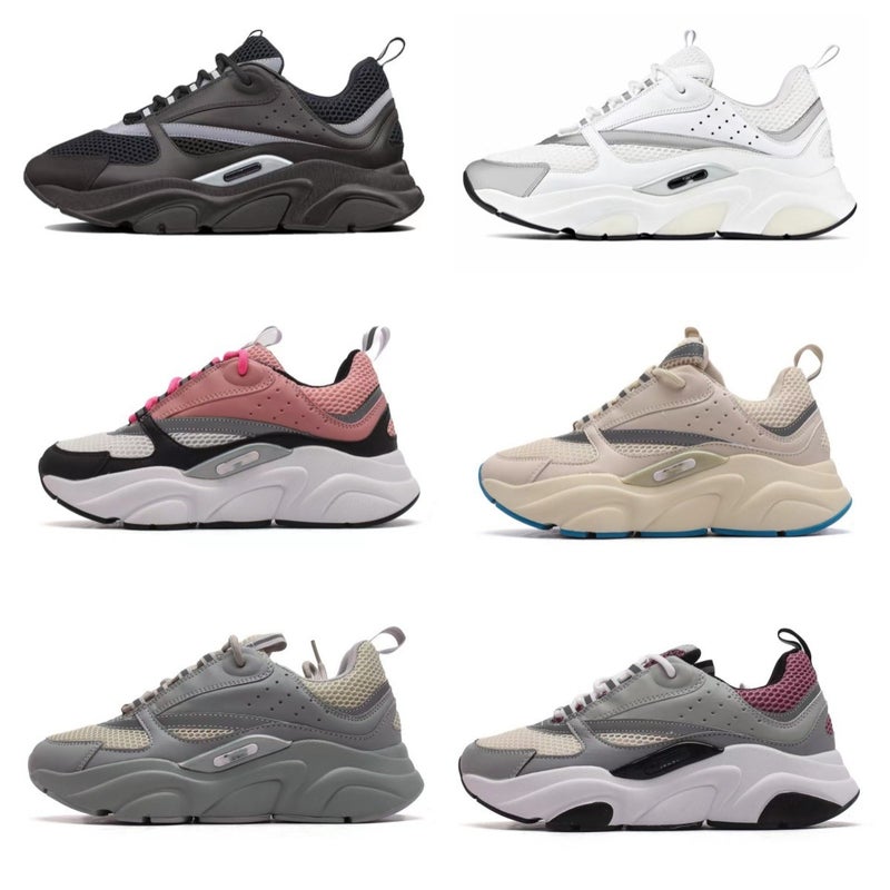 Putian Shoes B2299 Casual Sneakers Versatile Genuine Leather Retro Flat Shoes Outdoor Breathable Mesh Dad Shoes - Image 2