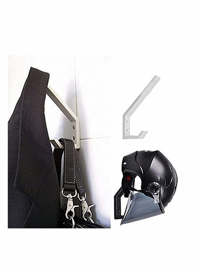 Excefore Helmet Holder Helmet Holder Hook Jacket Bags Wall Mount Cloth Display Rack Hanger 2PCS  - Image 3