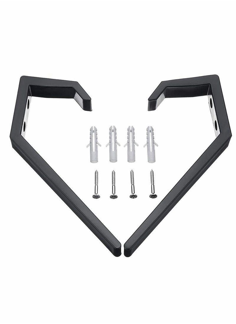 Excefore Helmet Holder Helmet Holder Hook Jacket Bags Wall Mount Cloth Display Rack Hanger 2PCS  - Image 4