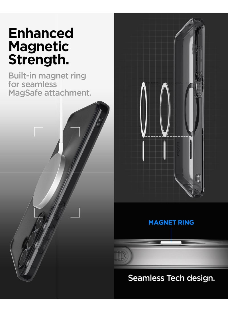 Spigen Ultra Hybrid MagFit for Samsung Galaxy S25 FE Case Cover with MagSafe - Frost Black - Image 3