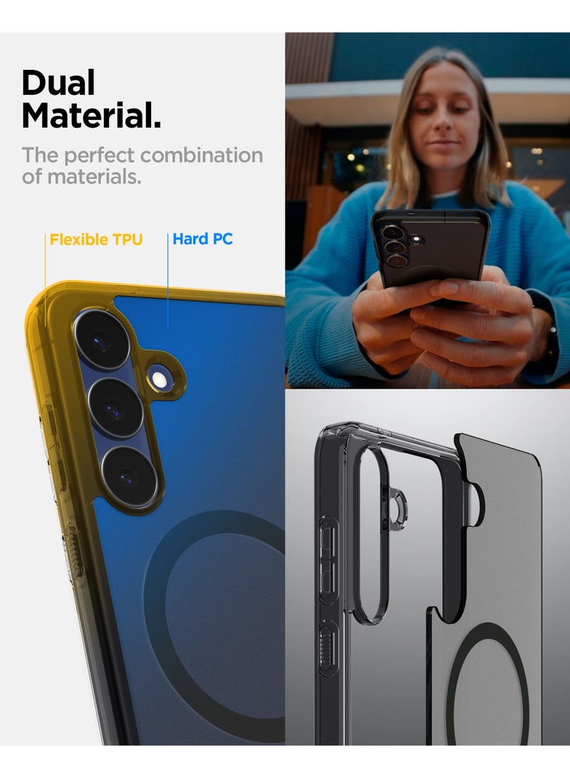 Spigen Ultra Hybrid MagFit for Samsung Galaxy S25 FE Case Cover with MagSafe - Frost Black - Image 5