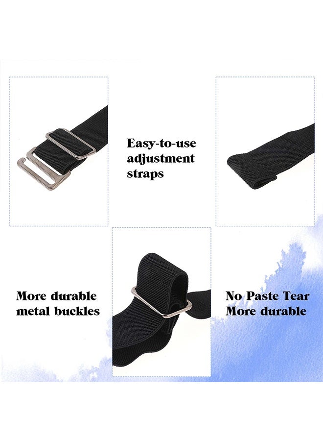 2 Pcs Newly Upgraded No Buckle Elastic Side Belts, 3.0cm Wide Stretch Invisible Waist Belts for Pants, Universal for Men & Women Daily Wear - Image 4