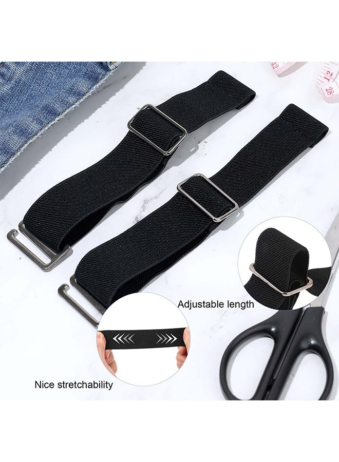 2 Pcs Newly Upgraded No Buckle Elastic Side Belts, 3.0cm Wide Stretch Invisible Waist Belts for Pants, Universal for Men & Women Daily Wear - Image 3