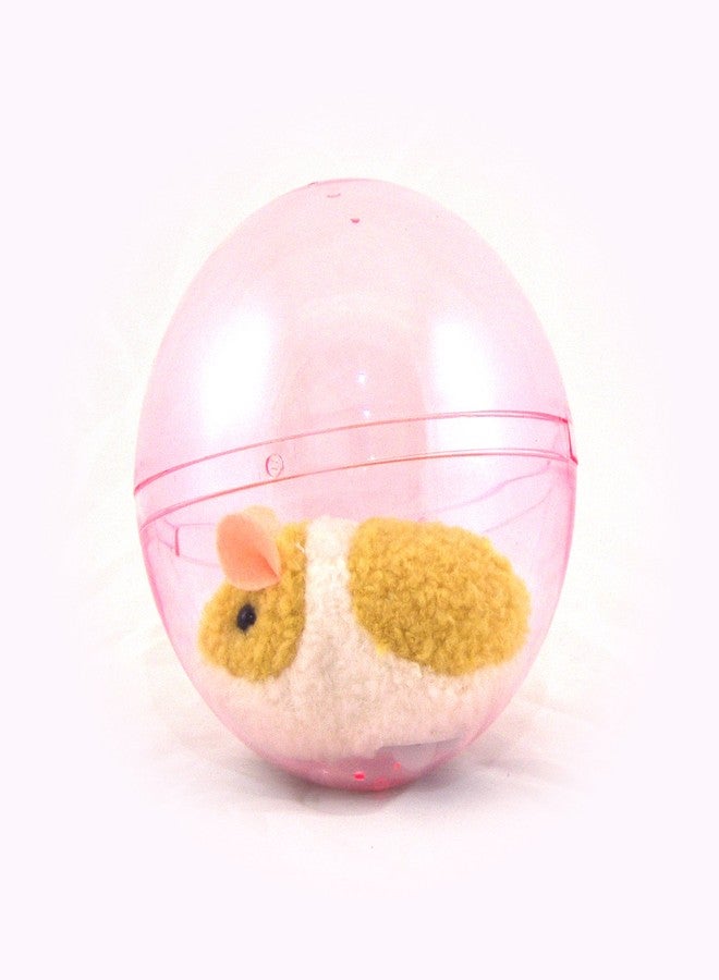 Tobar: Animigos Running Hamster - Brown & White - Cuddly Animated Plush Pet, Lifelike Running Action, Plastic Ball, Fun Interactive Toy, Kids Ages 3+ - Image 3