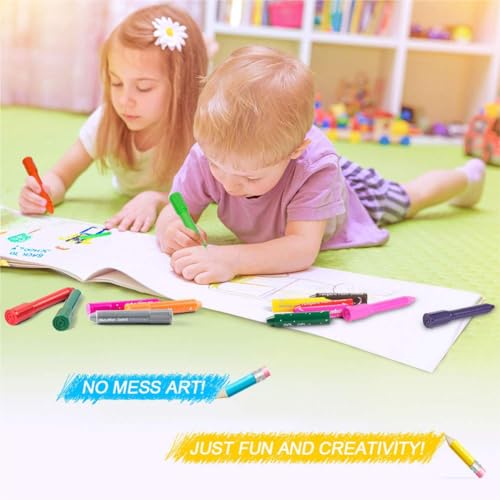 MayMoi Tempera Paint Sticks, Washable Paint Sticks for Kids, Quick Drying & No Mess, Non-Toxic, Best Art Birthday Gifts for Kids (24 Colors) - Image 5