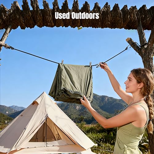 Yuxh Bungee Cords Heavy Duty Outdoor 2ft Bungee Straps with Hooks Black Bunji Cord 24inch4Pcs - Image 4