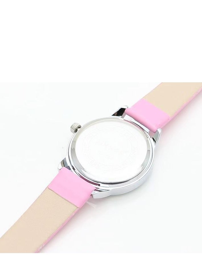 Chirstmas Gift Frozen Elsa and Anna Watch for Children Girls-Blue - Image 4