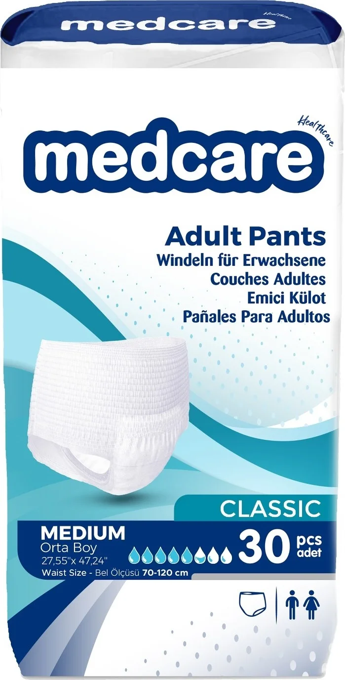 ميدكير Absorbent Panties Medium (Medium Size) 120 Pieces