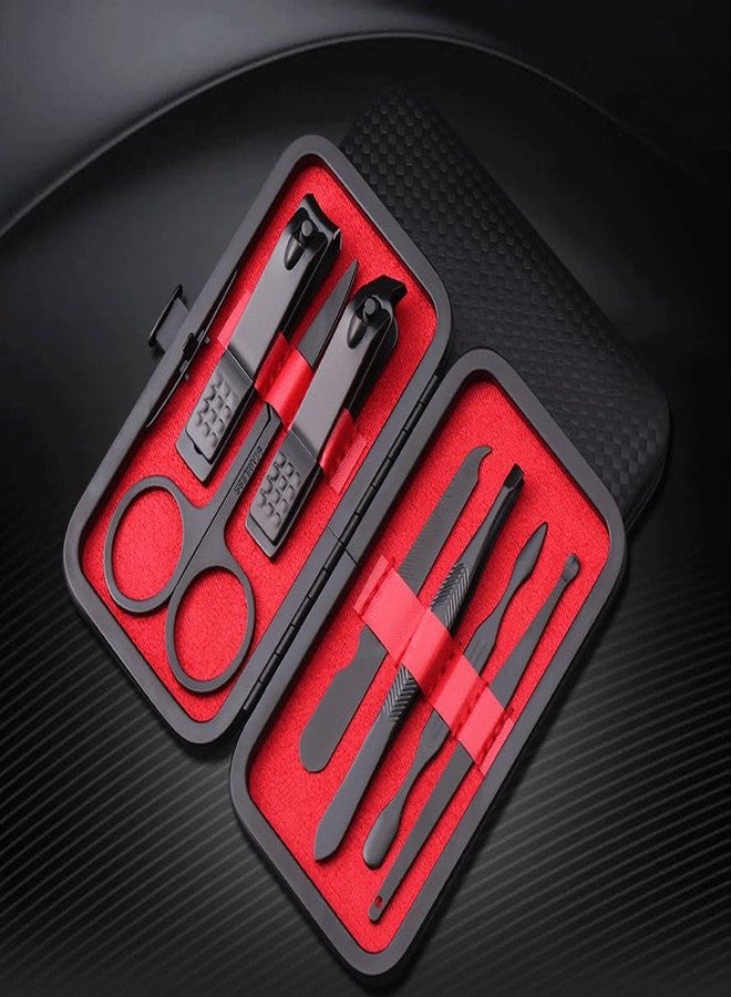 TUCKMER 7pc Manicure Set Stainless Steel:Ultimate Travel Essentials Nail Kit-Perfect Gifts for Everyone-Premium Nail Clippers for Men Manicure Kit for Women,Personal Care Products Gifts for Boyfriend - Image 4