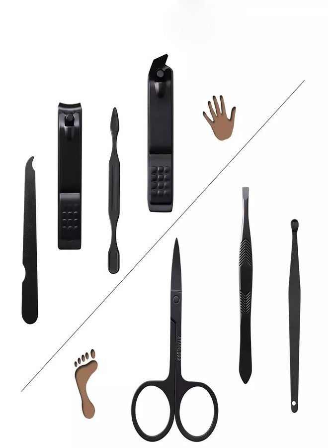 TUCKMER 7pc Manicure Set Stainless Steel:Ultimate Travel Essentials Nail Kit-Perfect Gifts for Everyone-Premium Nail Clippers for Men Manicure Kit for Women,Personal Care Products Gifts for Boyfriend - Image 2