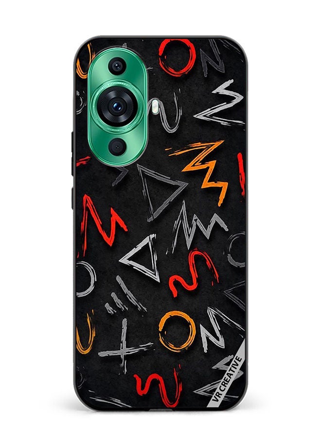 VR CREATIVE Protective Case Cover For Huawei nova 11 Abstract Design Multicolour - Image 1