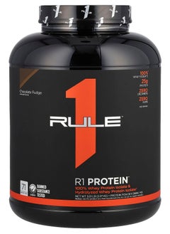 Rule One Proteins R1 Protein Powder Drink Mix Chocolate Fudge 5.01 lb (2.27 kg) 