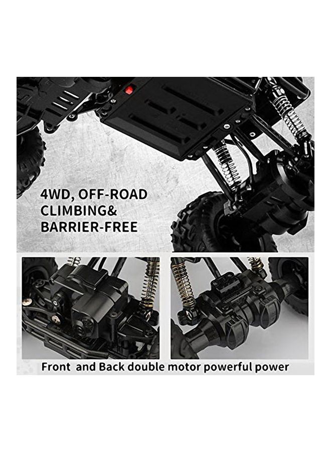 NIBEMINENT Rock Crawler 4WD Alloy Body With Remote Control Silver - Image 3