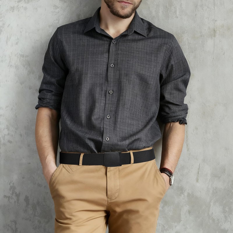 Mile High Life | Nylon Web Belt | Outdoor Military Belt | TSA Safe Buckle Plastic/Metal - Image 2