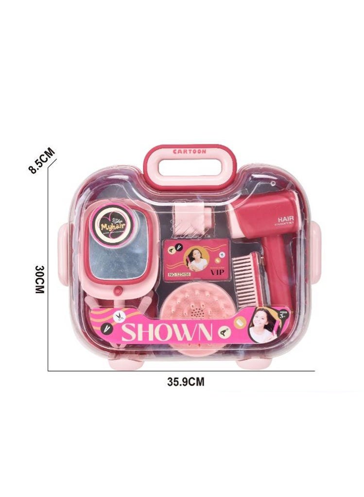 Hair Styling Simulation Playset with Hairdryer and Mirror - Image 2