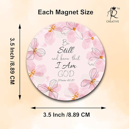 AR Creative Let All That You - Bible Verse Fridge Magnet for Home Decoration, Bible Quotes MDF Wooden Fridge Magnet, Bible Verse, Home, Office Decor (3.5 inch x 3.5 inch) Set of 4 - Image 4
