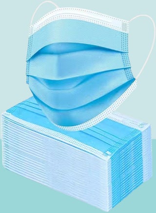 50 قطعة أقنعة للوجه يمكن التخلص منها