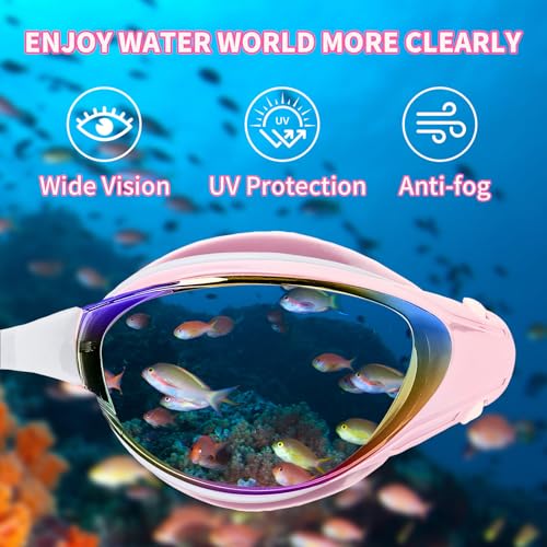 Wave Nearsighted Swim Goggles, Shortsighted Optical Swimming Goggles No Leaking Anti Fog UV Protection for Adult Men Women - Image 3