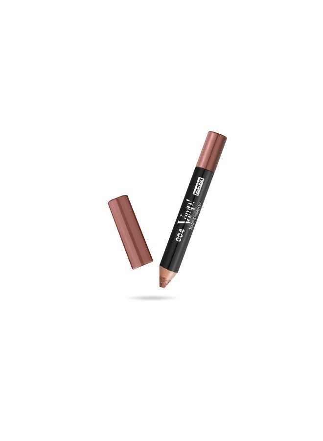 PUPA ميلانو فامب! جاهز للتظليل 004 هوت كوبر كريمي بودرة ظلال العيون مع قلم تطبيق مضغوط، امزجي وشكل بسهولة، تركيبة خالية من البارابين، 0.04 أونصة - Image 2