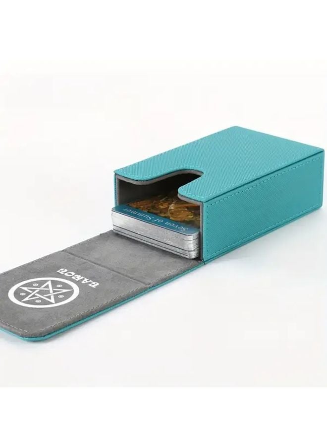 Purple Multifunctional Card Storage Box Compact Organizer For Games Gift - Image 4