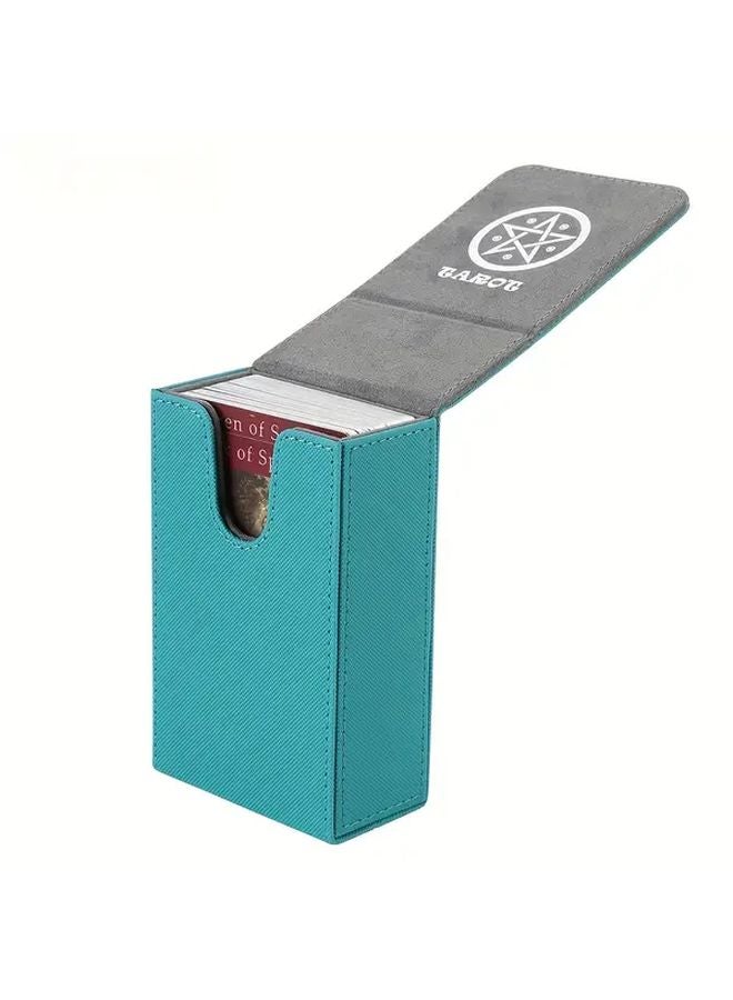 Purple Multifunctional Card Storage Box Compact Organizer For Games Gift - Image 5