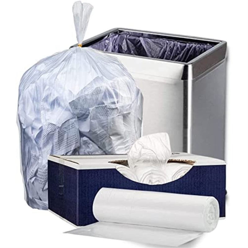 Plasticplace 3233 Gallon Trash Bags 16 Microns Clear High Density Garbage Can Liners 33 x 40 250 Count