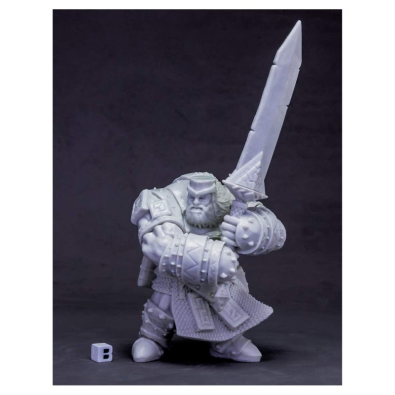Reaper Miniatures Fire Giant Warrior Huge 77616 Bones Unpainted Plastic Mini - Image 2