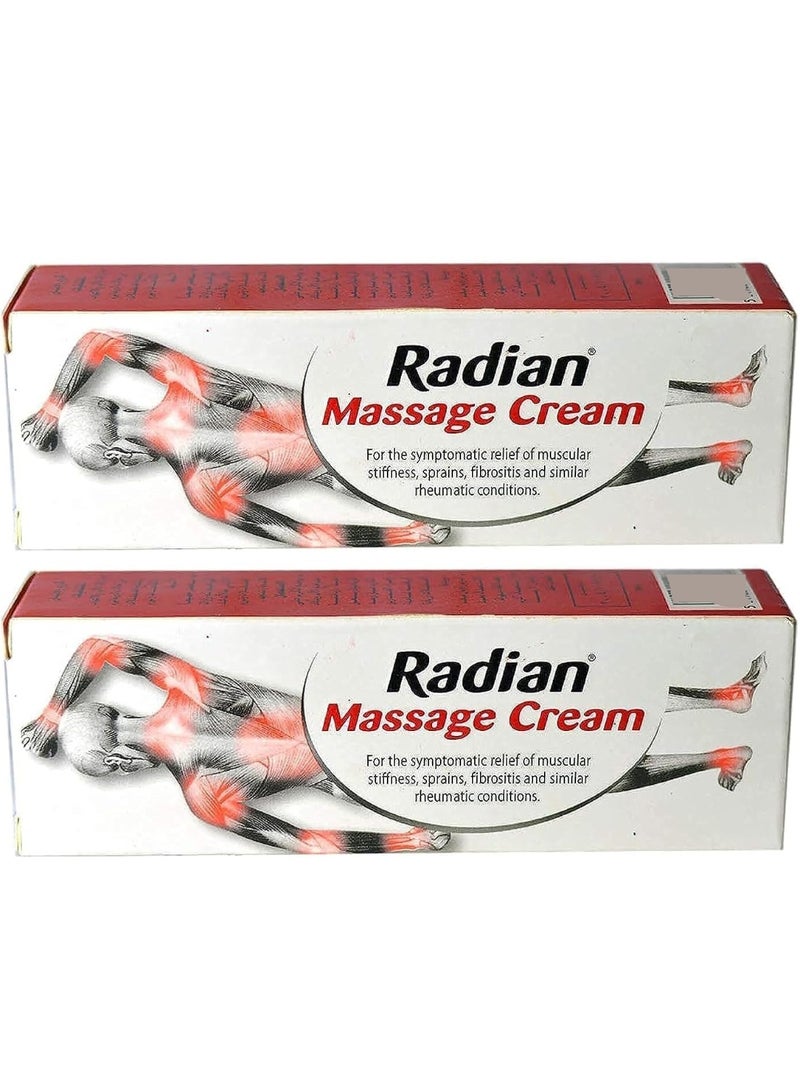 Radian Two Pieces of Massage Cream 100 g - Image 1