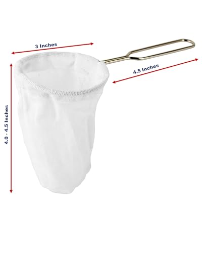 The Thika : 3” Small Reusable Coffee/Tea Filter Traditional Thai style, Cloth Coffee Strainer, Thai Tea Strainer, Pour Over Coffee Dripper Filter - Image 2