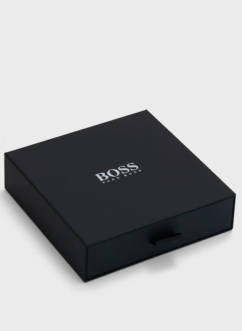 BOSS Logo Dog Tag Pendant Necklace