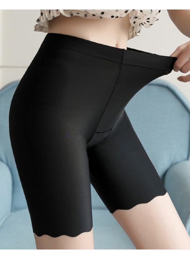 Top melon Women'S Safety Shorts, Seamless Anti-Peek Underwear, Tight Solid Color Shorts, Stretchy Breathable 3/4 Length Shorts - Image 1