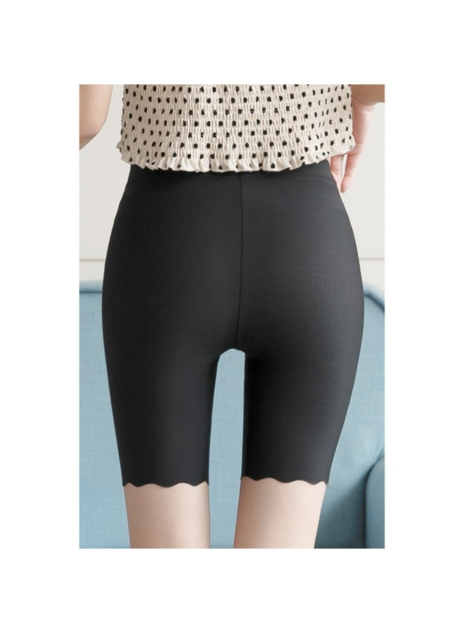 Top melon Women'S Safety Shorts, Seamless Anti-Peek Underwear, Tight Solid Color Shorts, Stretchy Breathable 3/4 Length Shorts - Image 3
